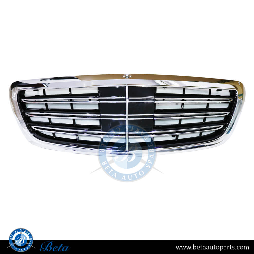 Grille AMG S63 with Radar and Camera hole for Mercedes S-Class W222 2014-up models, Part Number 2228802500 Grille AMG S63 with Radar and Camera hole for Mercedes S-Class W222 2014-up models, Part Number 2228802500